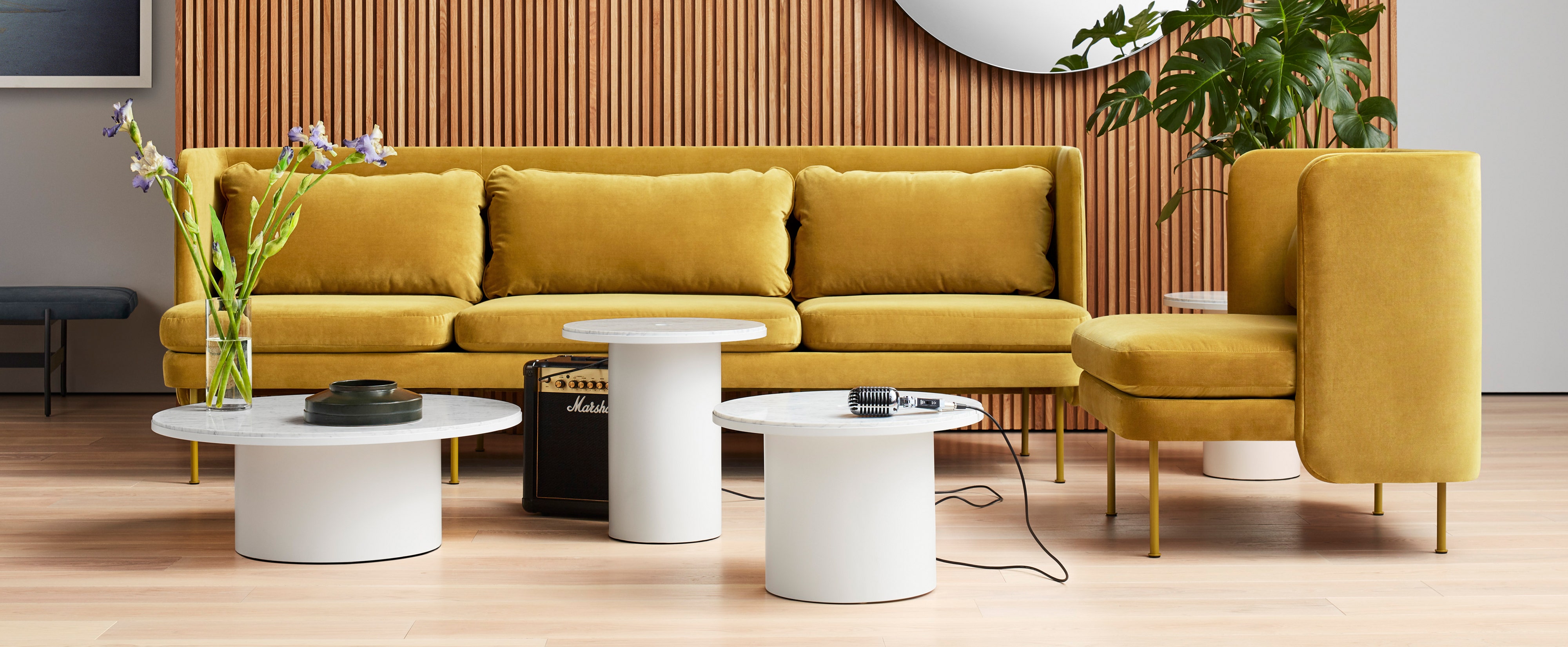 Bloke Ochre Velvet Room