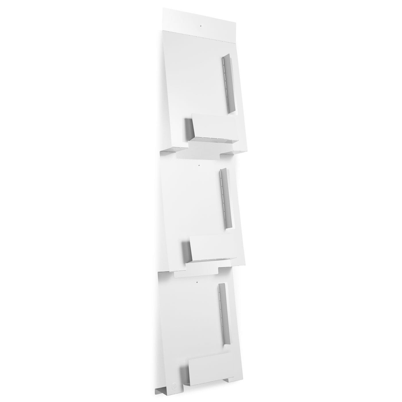2d 3d Wall Magazine Rack Modern Office Accessories Blu Dot