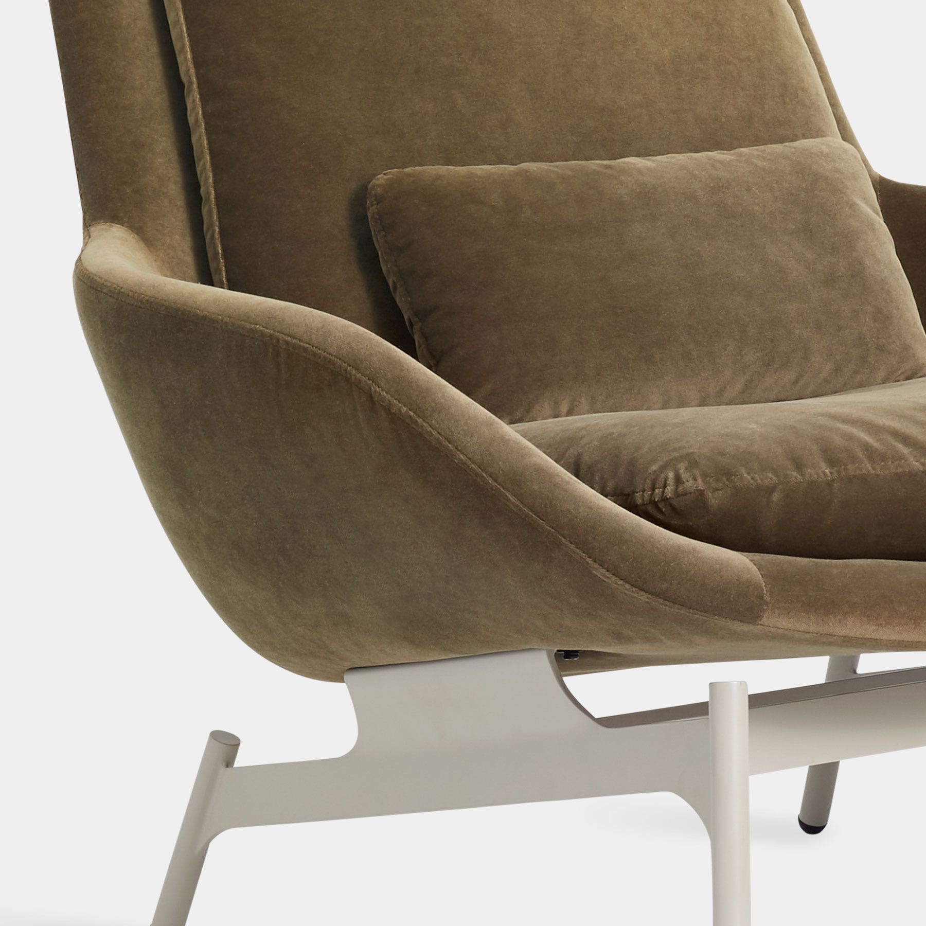 Image hover of Field Velvet Lounge Chair
