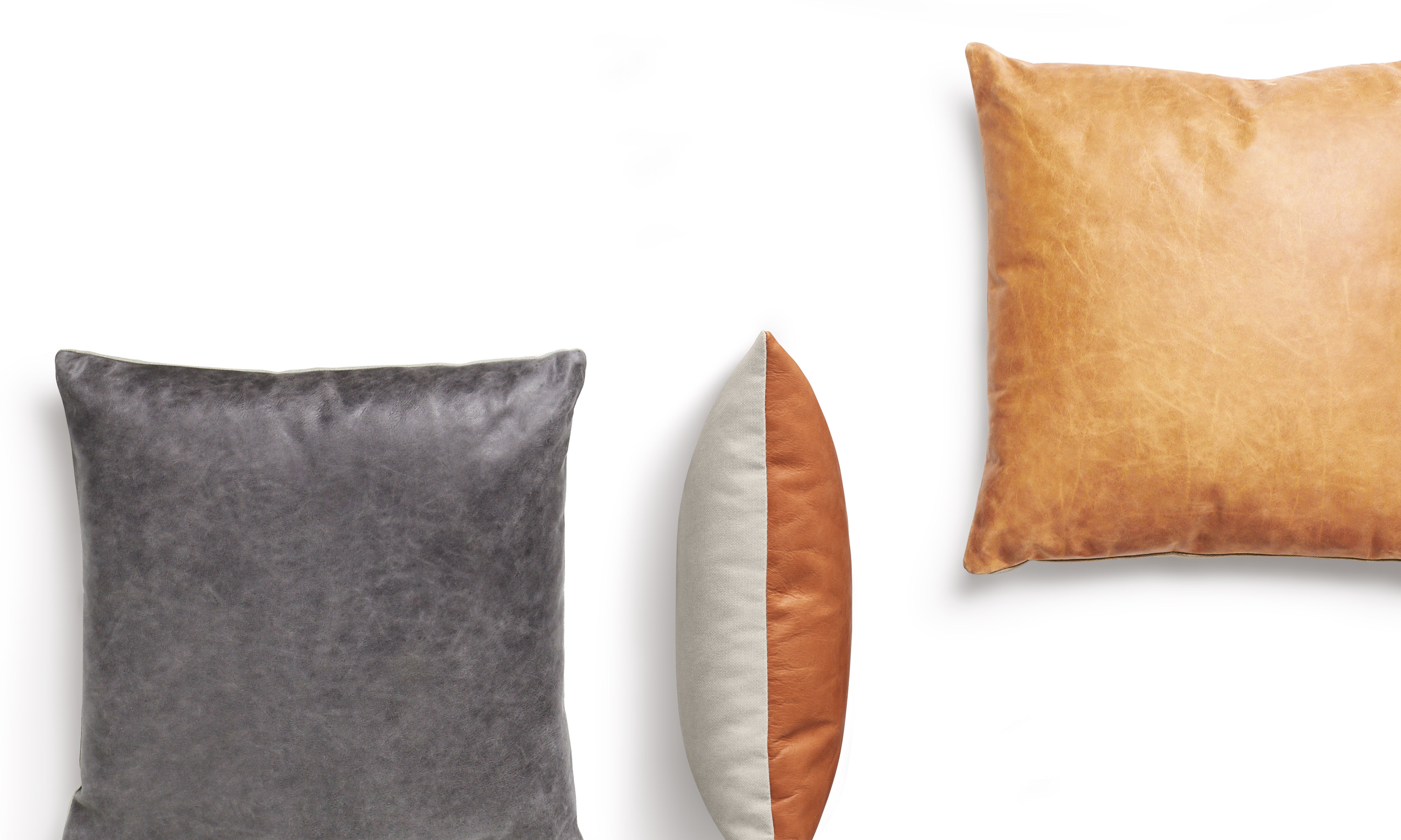 Signal Leather Pillows